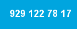 929 122 78 17